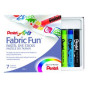 Ceras de colores CERAS PENTEL TEXTIL PASTEL CAJA de 7