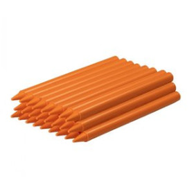 Ceras de colores CERAS PLASTICOLOR CAJA DE 25 NARANJA