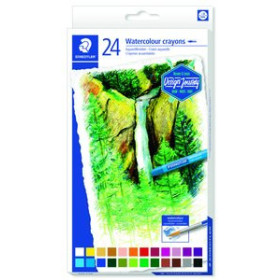 Ceras de colores CERAS STAEDTLER 223 DESIGN JOURNEY ACUARELABLES ESTUCHE de 24