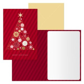 Tarjetas postales navideñas CHRISTMAS DOHE 115x170 ABETO