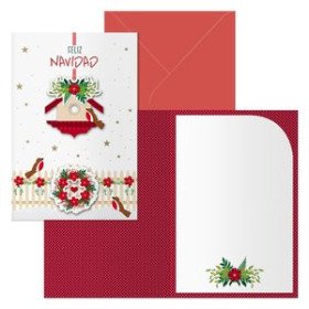 Tarjetas postales navideñas CHRISTMAS DOHE 115x170 BIRD HOUSE