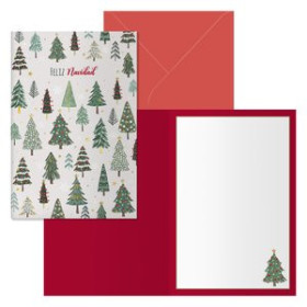Tarjetas postales navideñas CHRISTMAS DOHE 115x170 BOSQUE