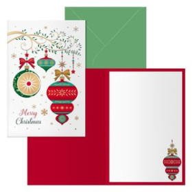 Tarjetas postales navideñas CHRISTMAS DOHE 115x170 CASCABEL