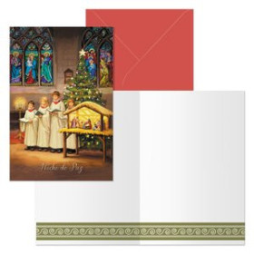 Tarjetas postales navideñas CHRISTMAS DOHE 115x170 CORO