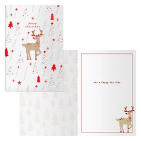 Tarjetas postales navideñas CHRISTMAS DOHE 115x170 DEER