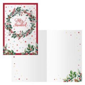 Tarjetas postales navideñas CHRISTMAS DOHE 115x170 HAPPY