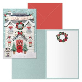 Tarjetas postales navideñas CHRISTMAS DOHE 115x170 PAZ