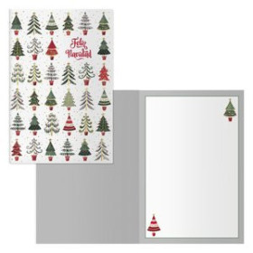 Tarjetas postales navideñas CHRISTMAS DOHE 115x170 PINOS