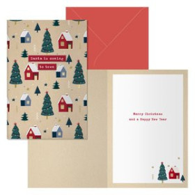 Tarjetas postales navideñas CHRISTMAS DOHE 115x170 TOWN