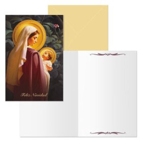 Tarjetas postales navideñas CHRISTMAS DOHE 115x170 VIRGEN