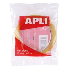 Cintas adhesivas CINTA ADHESIVA APLI TRANSPARENTE rollo 66x12