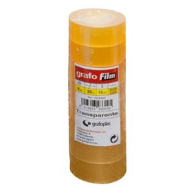 Cintas adhesivas CINTA ADHESIVA GRAFOFILM TRANSPARENTE rollo 33x12