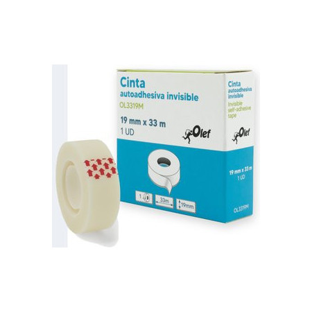 Cintas adhesivas CINTA ADHESIVA OLEF INVISIBLE rollo 33x19
