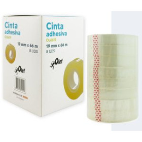 Cintas adhesivas CINTA ADHESIVA OLEF rollo 66x19