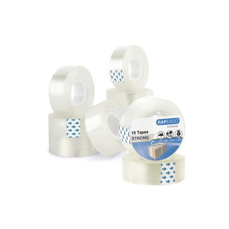 Cintas adhesivas CINTA ADHESIVA RAPESCO TRANSPARENTE rollo 33x19