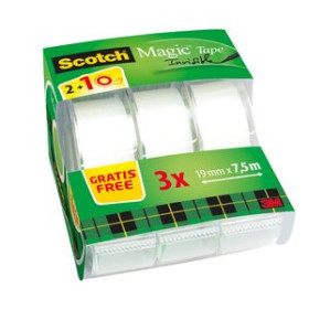 Cintas adhesivas invisibles CINTA ADHESIVA SCOTCH MAGIC INVISIBLE rollo  7