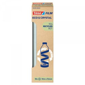 Cintas adhesivas CINTA ADHESIVA TESA ECO&CRYSTAL (90% reciclado) rollo 10x15