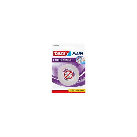 Cintas adhesivas "sin tijeras" CINTA ADHESIVA TESA SIN TIJERAS rollo 25x19 en BLISTER