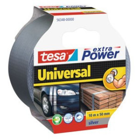 Cintas americanas CINTA AMERICANA TESA EXTRA POWER rollo 10x50 PLATA