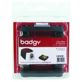 Impresoras Tarjetas y consumibles CINTA BADGY COLOR YMCKO PARA 100 IMPRESIONES