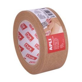 Cintas de embalaje CINTA de EMBALAJE APLI KRAFT rollo 50m x 48mm MARRON