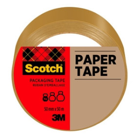 Cintas de embalaje CINTA de EMBALAJE SCOTCH PAPEL rollo 50x50 PARA CORREO