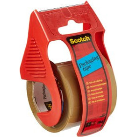 Cintas de embalaje CINTA de EMBALAJE SCOTCH rollo 20x50 con DISPENSADOR MARRON (pesos medio-bajos)