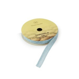 Rafia CINTA DE REGALO DE YUTE de 10 mm ROLLO de 3 m AZUL