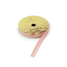 Rafia CINTA DE REGALO DE YUTE de 10 mm ROLLO de 3 m NARANJA