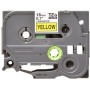 Cintas de rotular CINTA de ROTULAR BROTHER LAMINADA 8m 18mm NEGRO sobre AMARILLO