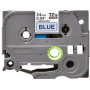 Cintas de rotular CINTA de ROTULAR BROTHER LAMINADA 8m 24mm NEGRO sobre AZUL