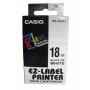 Cintas de rotular CINTA de ROTULAR CASIO 8m 18mm NEGRO sobre BLANCO (XR-18WE1)