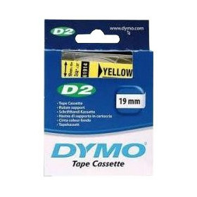 Cintas de rotular CINTA de ROTULAR DYMO LM D2 fondo 10m 19mm AMARILLO (61914)