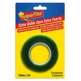 Cintas adhesivas doble cara CINTA DOBLE CARA SUPERTITE rollo 2m x 24mm FUERTE