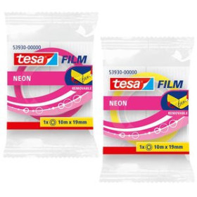 Banderitas índex CINTA TESAFILM NEON SURTIDO rollo 10x19