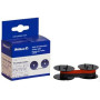 Compatibles cintas CINTAS MAQUINA GR.51 S+U/2 CANON/FACIT/SHARP NYLON NEGRO/ROJO PACK DE 2