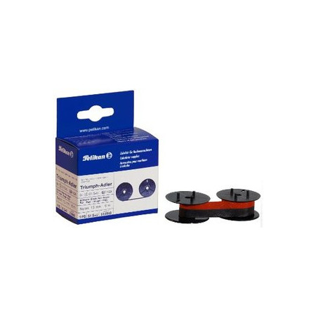 Compatibles cintas CINTAS MAQUINA GR.51 S+U/2 CANON/FACIT/SHARP NYLON NEGRO/ROJO PACK DE 2
