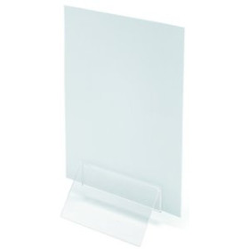 Expositores sobremesa CLIP PORTAMENU DEFLECT-O ANCHO 100 MM. TRANSPARENTE