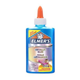 Cola blanca COLA ELMER´S SLIME METALICO LAVABLE 147 ml AZUL