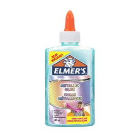 Cola blanca COLA ELMER´S SLIME METALICO LAVABLE 147 ml AZUL PIZARRA