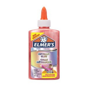 Cola blanca COLA ELMER´S SLIME METALICO LAVABLE 147 ml ROSA