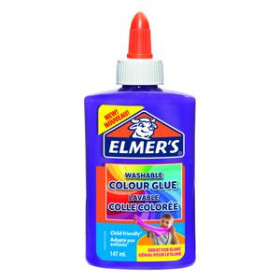 Cola blanca COLA ELMER´S SLIME OPACO LAVABLE 147 ml MORADO
