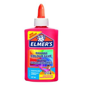 Cola blanca COLA ELMER´S SLIME OPACO LAVABLE 147 ml ROSA