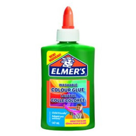 Cola blanca COLA ELMER´S SLIME OPACO LAVABLE 147 ml VERDE