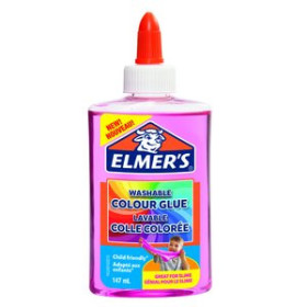 Cola blanca COLA ELMER´S SLIME TRANSLUCIDO LAVABLE 147 ml ROSA
