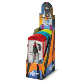 Compases COMPAS FAIBO ESCOLAR SERIE DISEÑO EXPOSITOR de 6