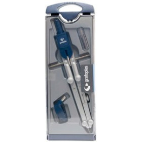 Compases COMPAS GRAFOPLAS MICROMETRICO CON MINAS Y ADAPTADOR