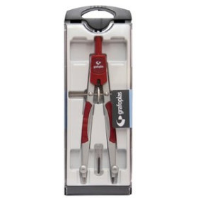 Compases COMPAS GRAFOPLAS MICROMETRICO ROJO CON MINAS