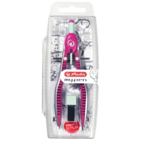 Compases COMPAS HERLITZ MY.PEN CON BIGOTERA MENTA/PURPURA