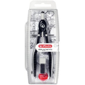 Compases COMPAS HERLITZ MY.PEN CON BIGOTERA NEGRO/GRIS